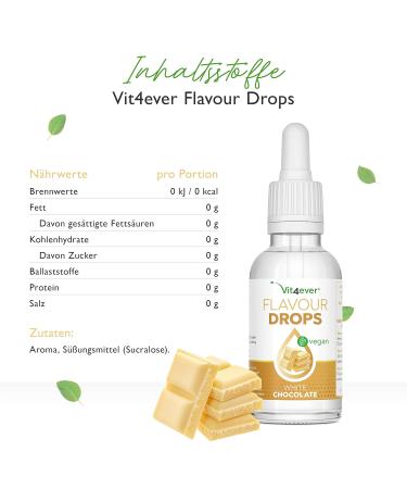 Buy Flavor Drops Bundle (3x50ml) - Vanilla White Chocolate & Cookie Dough - Calorie-Free Taste Enhancer - Buy Online on GoSupps.com