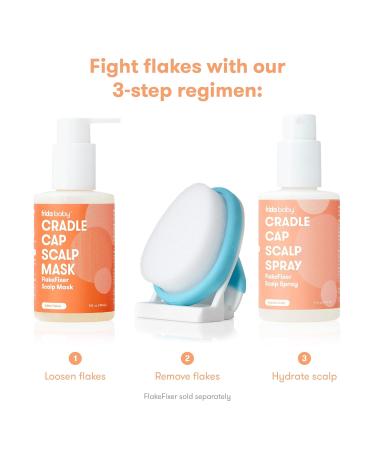 Frida Baby Cradle Cap Flake Fixer Scalp Spray + Mask Duo - Soothes Baby's Scalp, Prevents Dryness & Flakes - Buy Online on GoSupps.com