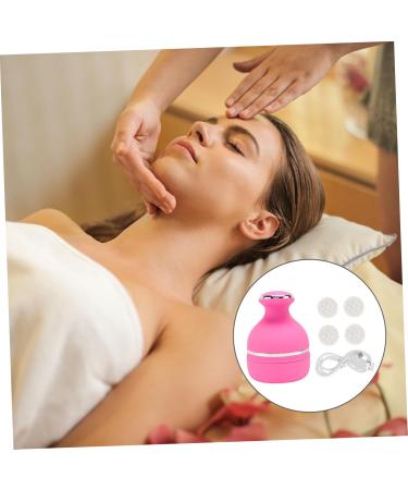  Beavorty 3-in-1 Scalp & Shoulder Massager - Portable Electric Head Massage Brush for Ultimate Relaxation | Back & Head Scratcher Tool in Pink  - Buy Online on GoSupps.com