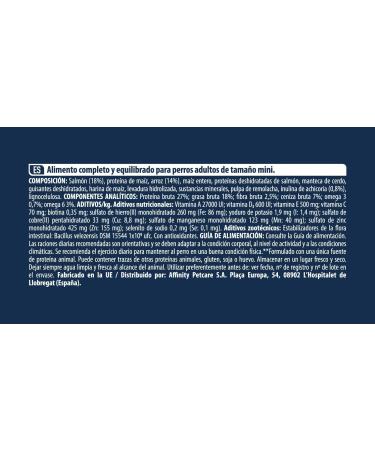 Advance Mini Sensitive Salmon - Dry Food for Small Breed Dogs with Digestive Sensitivities to Salmon 7kg - Buy Online on GoSupps.com