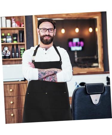 DOITOOL Barber Apron Restaurant Aprons Polyester Apron Cooking Aprons Overalls for Men Apron for Men Grilling Accessories Kitchen Apron Fabric Men and Women Barbecue Work Clothes - Buy Online on GoSupps.com