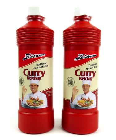 Zeisner Curry Ketchup - 2 Bottle Bundle (PACK OF 2) 1.09 Pound (Pack of 2)