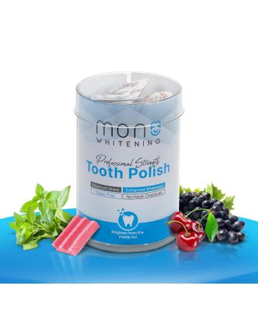 20X Cups of Tooth Polish and Stain Remover (Mint Medium) Mint Medium