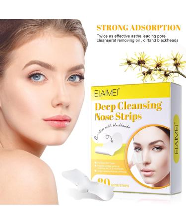 Beasts Nose Strips - 80pcs Activated Carbon Pore Strips for Blackhead Removal & Deep Cleaning - Buy Online on GoSupps.com