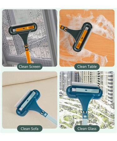 Window Screen Cleaning Brush Window Screen Mesh Cleaner Brush Wet and Dry Glass Cleaning Brush Multifunctional Cleaning Brush Blue - Buy Online on GoSupps.com