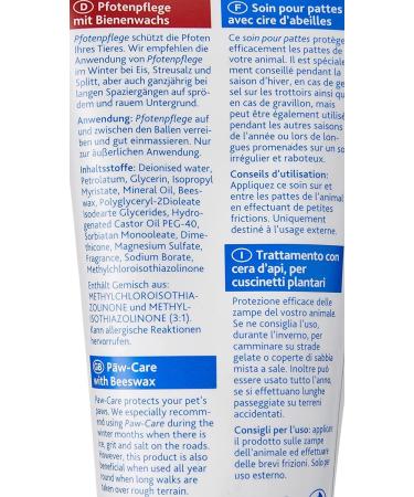 Trixie Paw-Care Cream for Dogs & Cats | 2 x 50ml | Nourishing Beeswax Formula for Cracked Paws | International Shipping Available - Buy Online on GoSupps.com