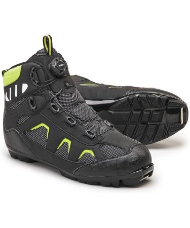 Whitewoods Unisex 802 XC Cross Country Ski Boots Black/Yellow 42 | Weatherproof & Breathable Adventure Touring Boots - Buy Online on GoSupps.com