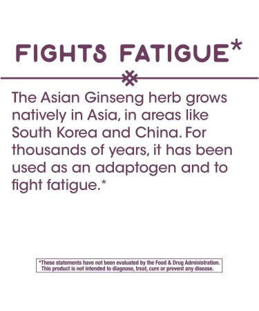Nature's Way Asian Ginseng 60 Count - Standardized Herbal Supplement - Buy Online on GoSupps.com
