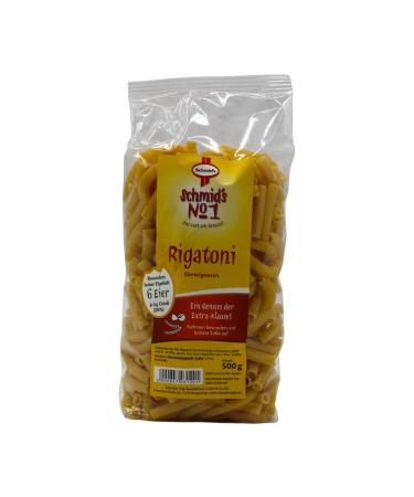 Schmid's No 1 Schmid's No.1 Rigatoni Premium quality pasta with a perfect bite and maximum sauce absorption full of flavor for real moments of pleasure (500g)