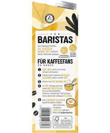 ALPRO Avena Barista Bebida 100% Vegetal 1L - Buy Online on GoSupps.com