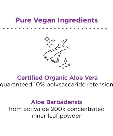 nbpure Organic Aloe Vera, Restore Gut Balance, Immunity Support and Digestive Wellness 30, Vegan Capsules - Buy Online on GoSupps.com