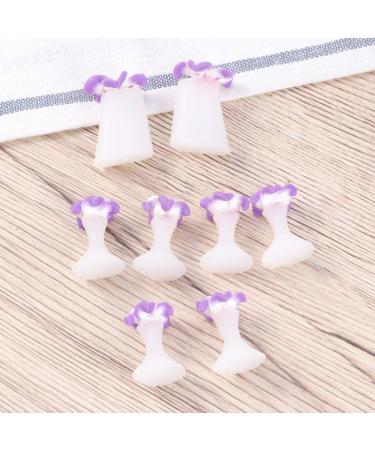 Lurrose 8-Piece Silicone Toe Spreader - Nail Polish & Pedicure Tool | Flower Design Toe Separators for Manicure & Nail Art | Women's Gel Toe Protection - Buy Online on GoSupps.com