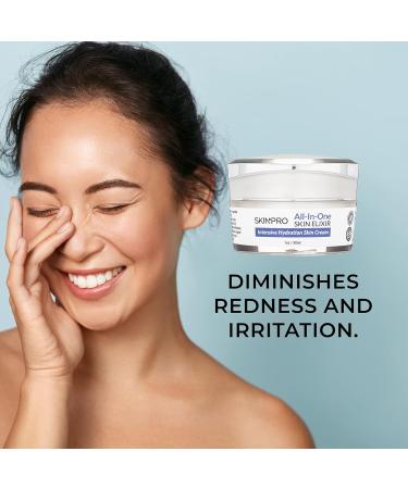 SkinPro All-in-One Skin Elixir - Deep Hydrating Face Cream for Dry Skin - 30ml - Buy Online on GoSupps.com