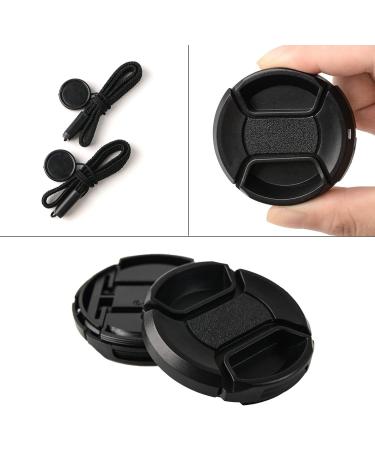 2 Pack 58mm Center-Pinch Lens Caps for Canon EOS Rebel T7 T6 T5 T100 4000D T8i T7i T6s T6i T5i T4i T3i T2i T1i SL3 SL2 SL1 XSi XTi - Compatible with EF-S 18-55mm Kit Lens - Buy Online on GoSupps.com