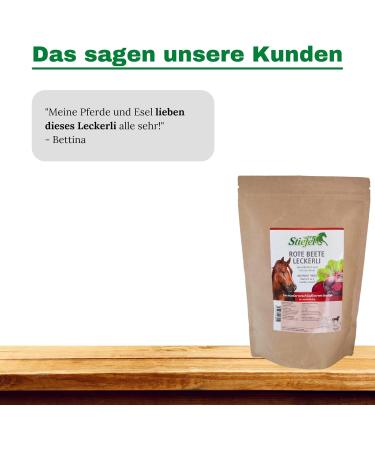 Buy Red Betete Horse Treats - Cereal-Free Beetroot Flavor 1kg | Ideal for Sports Leisure & Breeding Horses - Buy Online on GoSupps.com