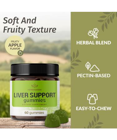 HERBAMAMA Adrenal Support and Liver Support Complex Kit - Bundle of Liquid Adrenal Support Complex 2 fl oz & Herbal Liver Support Gummies - Vegan Non-GMO Gelatin & Alcohol-Free - 2 Pack - Buy Online on GoSupps.com