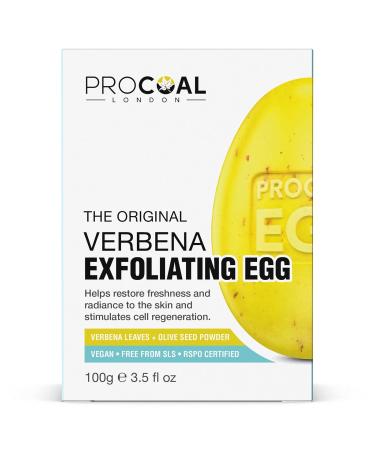 Verbena Egg Exfoliating Body Scrub Soap by Procoal - Softens & Refreshes Skin | Vegan & Cruelty-Free | International Shipping Available - Buy Online on GoSupps.com