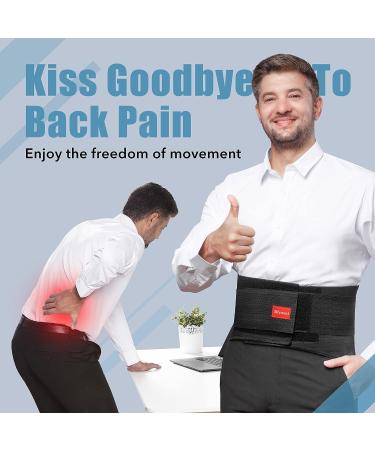 Dfynest Lower Lumbar Support Posture Corrector for Men and Women - Large Size with Removable Pad for Pain Relief, Scoliosis, Sciatica, Herniated Disc - Ideal for Heavy Weight Lifting Workouts - Buy Online on GoSupps.com
