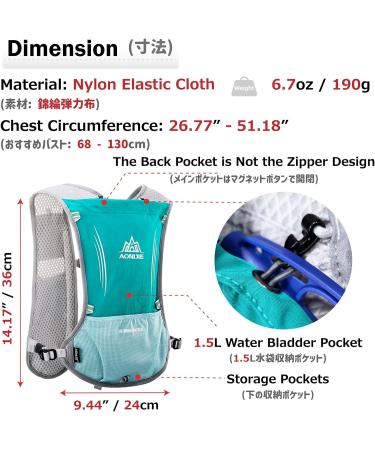 Azarxis 5L Ultra-Light Drinking Bag & Hydration Pack for Running Jogging Hiking - Trail Running Backpack with 500ml Soft Flask (Orange) - Buy Online on GoSupps.com