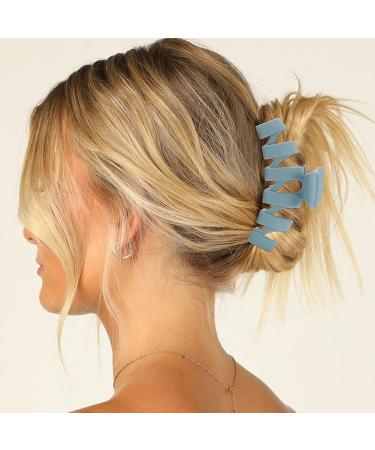 6 PCS Strong Hold Matte Large Claw Hair Clips for Thick Hair - Neutral Non-Slip Hair Accessories for Men and Women - Modern and Cute Hair Clips for All Hairstyles - Buy Online on GoSupps.com