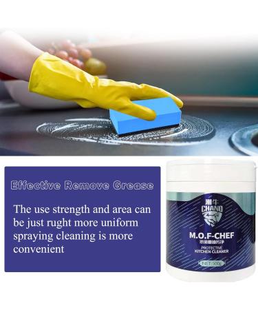 M.O.F-CHEF Protective Kitchen Cleaner | Heavy Duty Degreaser & Oil Stain Remover | Efficient Kitchen Cleaning Powder for International Shipping - Buy Online on GoSupps.com
