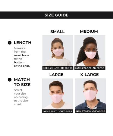 Pro Reusable Face Mask - Breathable 3 Layer Washable Cloth Anti-Fog Nose Wire Adjustable Ear Straps - Unisex International Shipping - Buy Online on GoSupps.com