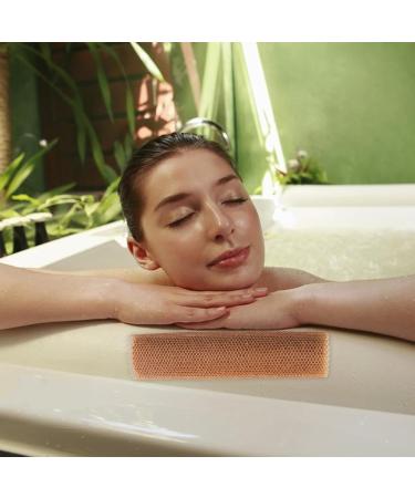 Long Net Bath Sponge | Nylon Mesh African Mesh Cloth Shower Net Scrubber Dead Skin Removal Bath Sponges for Women & Men Coffee - Buy Online on GoSupps.com