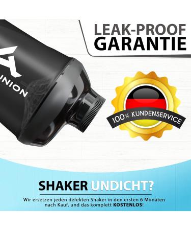 Amityunion Protein Shaker 800 ml - Leak-Proof BPA-Free with Sieve & Scale - Ideal for Creamy Whey Protein Shakes | Gym Fitness Cup - Buy Online on GoSupps.com
