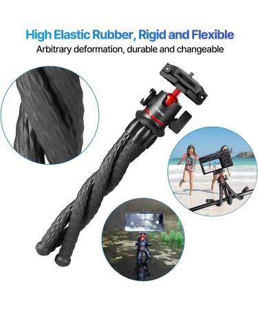 ULANZI MT-33 Flexible Mini Tripod with 1/4 Screw for Magic Arm, Octopus Tripod - Compatible with iPhone 12, Samsung, Canon, Nikon, Sony Cameras - Buy Online on GoSupps.com