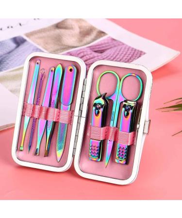 Nail Clippers Set 8/18 pcs Multifunction Stainless Steel Nail Trimming Tool Nail Clippers Set Beauty Scissors Manicure Pedicure Nail Clippers Kit (Color : 8 Pcs) - Buy Online on GoSupps.com