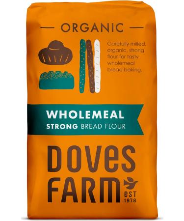 Doves Farm Organic Bread Flour Selection Pack - 2 x Organic Strong White Bread Flour 1.5kg & 2 x Organic Strong Wholemeal Bread Flour 1.5kg | by Alpine Heights - Buy Online on GoSupps.com