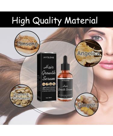 Hair Growth Serum Ginger Hair Oil for Hair Growth Hair Serum Strengthen Hair Roots for Thinning Balding Hair Hair Growth Oil Thickening Stronger Repairs Nourishes for Women Men Hair Care-29ML - Buy Online on GoSupps.com
