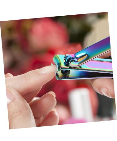 minkissy French Manicure Kit 2 Sets Nail Set Sanding Bar Stainless Steel Artificial Hallow - Buy Online on GoSupps.com