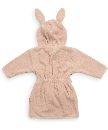 Jollein Baby Bathrobe for 1-2 Years - Soft Ash Green & Pink for 12-24 Months | International Shipping Available - Buy Online on GoSupps.com