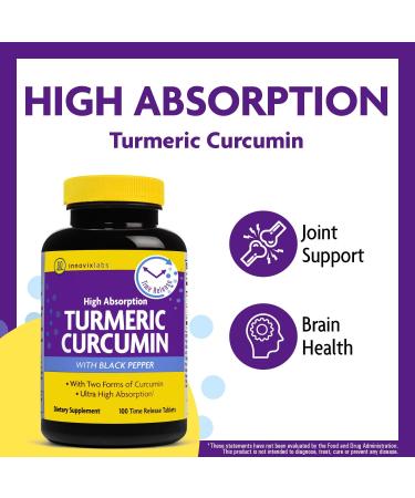 InnovixLabs Multi Probiotic & Curcumin Bundle Multi-Strain Probiotic (60 Time-Release Capsules) Turmeric Curcumin (100 Time-Release Tablets). Supports Gut and Immune Health. * - Buy Online on GoSupps.com