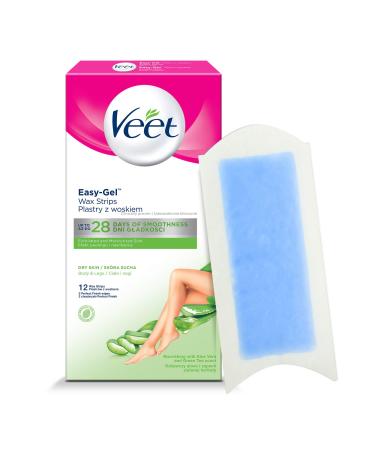 Veet Bandas Cera Fria Piel Seca 12u