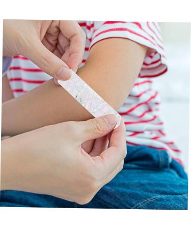 Buy VANZACK 100pcs Glitter Hydrocolloid Bandages Cute Adhesive Strips for Scrapes & Burns | Perfect for Nightclub & Travel - Buy Online on GoSupps.com
