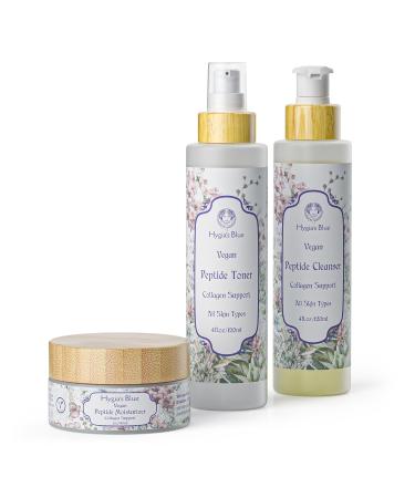 Hygia Blue Vegan Peptide Cleanser | Gentle & Effective Skincare - Shop Internationally - Buy Online on GoSupps.com