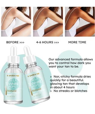 Fesjoy Lanthome 30 ml selftanning drops nonsticky medium tanning adjustable 30 ml selftanning drops - Buy Online on GoSupps.com