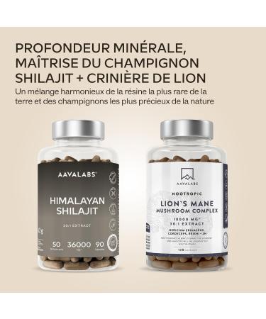 Shilajit Pure Himalaya 36000mg Extrait 30:1 | 50% Acide Fulviques Qualit Premium - Shilajite Energie et Immunit 100% V g talien Pur Sans Additifs - 90 Pure Himalayan Shilajit G lules - Buy Online on GoSupps.com