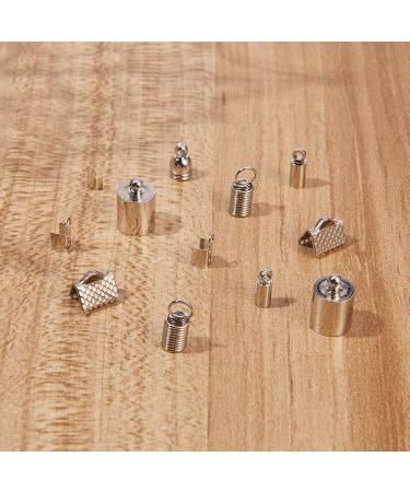 SUNNYCLUE 160pcs Glue Barrel Tube End Caps Crimp Cord Ends Connectors - Jewelry Making Supplies - Buy Online on GoSupps.com