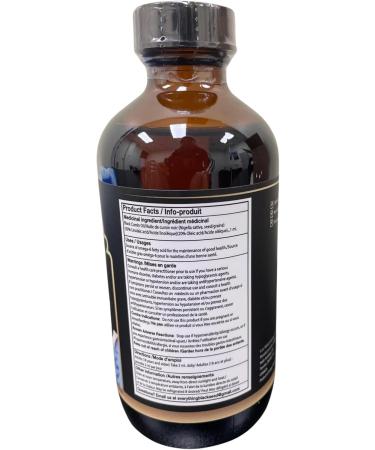 Ethiopian Black Seed Oil Extra Strong 3.6% TQ (Nigella Sativa Kalonji Black Cumin Seed Oil) 100% Cold Pressed Natural Occusing 8X Thymoquinone- Glass Bottle (8.5oz/250ml) - Buy Online on GoSupps.com