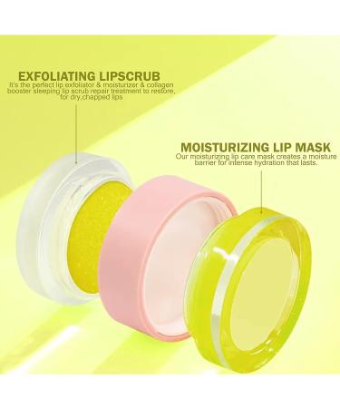 Kukubird Overnight Lip Mask: Hydrating Balm & Exfoliating Scrub for Chapped Lips - Vanilla Scent - Buy Online on GoSupps.com