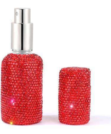 TROONZ Rhinestone Perfume Travel Refillable Bottle | 30ml Portable Spray Atomizer Bottle | Travel Reusable Bottle Container Empty Perfume Spray Bottle For Travel - Buy Online on GoSupps.com