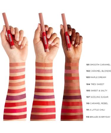 L'Oreal Paris Infallible Very Matte Lip Crayon Lipstick Smudge Proof Pink Lipstick 111 A Little Chilli 111 A Little Chilli 1 count (Pack of 1) - Buy Online on GoSupps.com