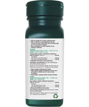 Adrien Gagnon - Mini Omega-3 Fish Oil - 300mg EPA DHA - 100 Softgels - Buy Online on GoSupps.com