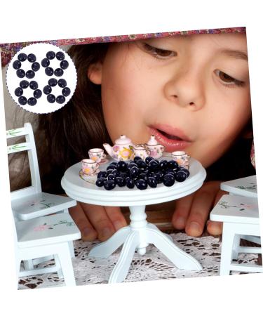 Artibetter 250 pcs Simulation blueberry artificial berry home kitchen decor artificial fruits for decoration lifelike faux blueberry lifelike fruit realistic blueberries cream Grape resin - Buy Online on GoSupps.com