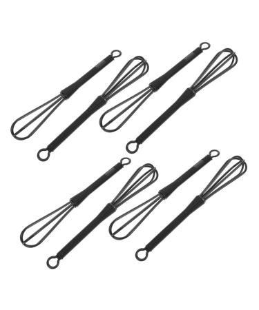 VALICLUD M langeurs Manuels Coloration Capillaire 8 Pi ces Taille Compacte Fouets Colorant Noirs Pour Professionnels Et Particuliers Pr paration Uniforme Coloration Cheveux Salon Coiffure