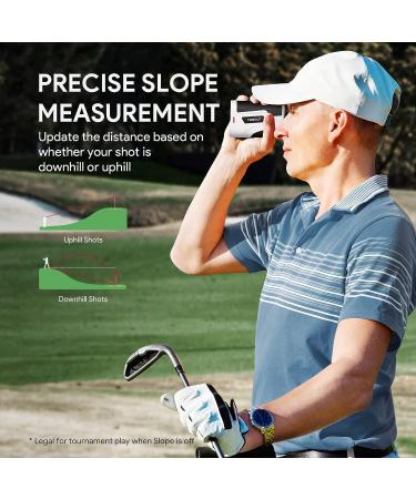 Golf Rangefinder with Slope - THGOLF 1000 Yards USB C Rechargeable Laser Rangefinder | Flag Acquisition, Pulse Vibration, Fast Focus System | 6X Magnification, 1 Yard Accuracy | 1000Yard - Buy Online on GoSupps.com