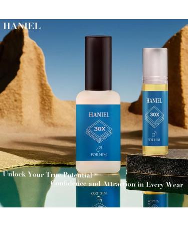Haniel Men's Cologne: Unleash Your Inner Confidence Pheromone-infused Cologe for men Long-lasting Freshness Perfume for the Modern Man Energize Your Day and Inviting Warmth Good Scent Fragrance - Buy Online on GoSupps.com